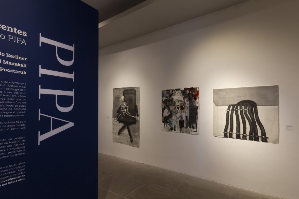 Vista de obras Eduardo Berliner, exposição do acervo do Instituto PIPA, 2022, Paço Imperial