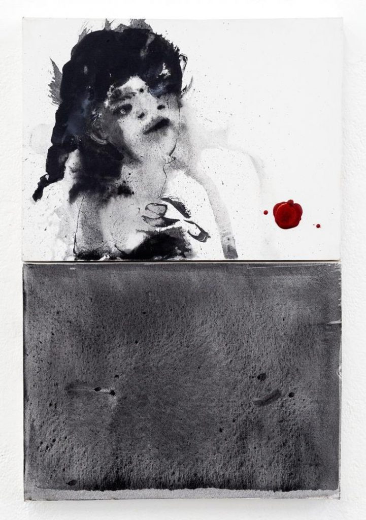 "Sem título", 2016, acrílica sobre tela, 62 x 41 cm