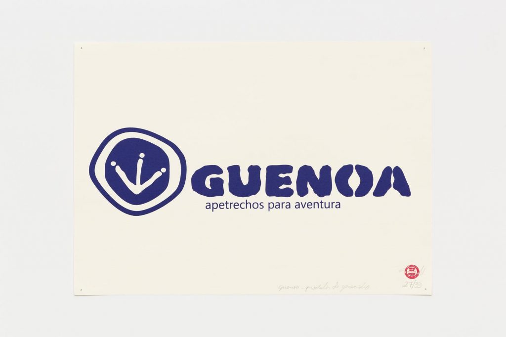 "Guenoa", 22015-2016, silkscreen on paper, 29.7 x 42 cm