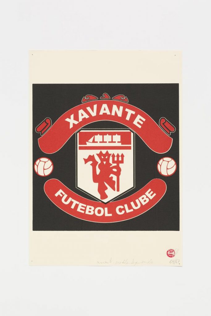"Xavante", 2015-2016, serigrafia sobre papel, 42 x 29,7 cm