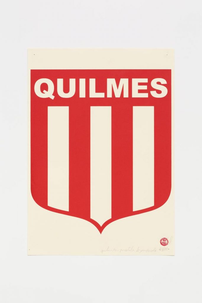 "Quilmes", 2015-2016, silkscreen on paper, 42 x 29.7 cm
