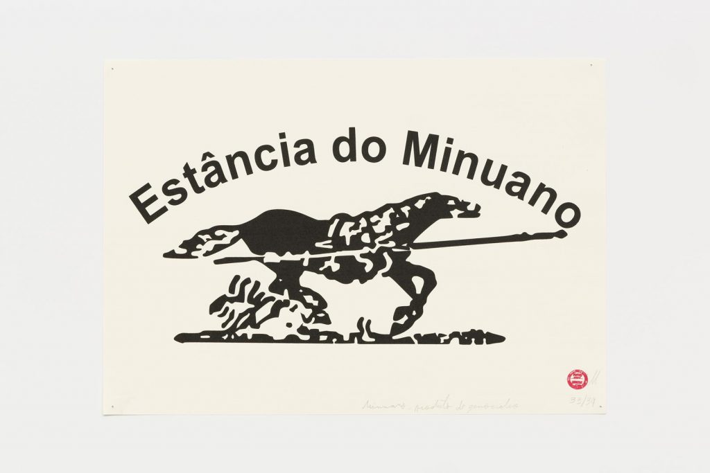 "Estância do Minuano", 2015-2016, silkscreen on paper, 29.7 x 42 cm