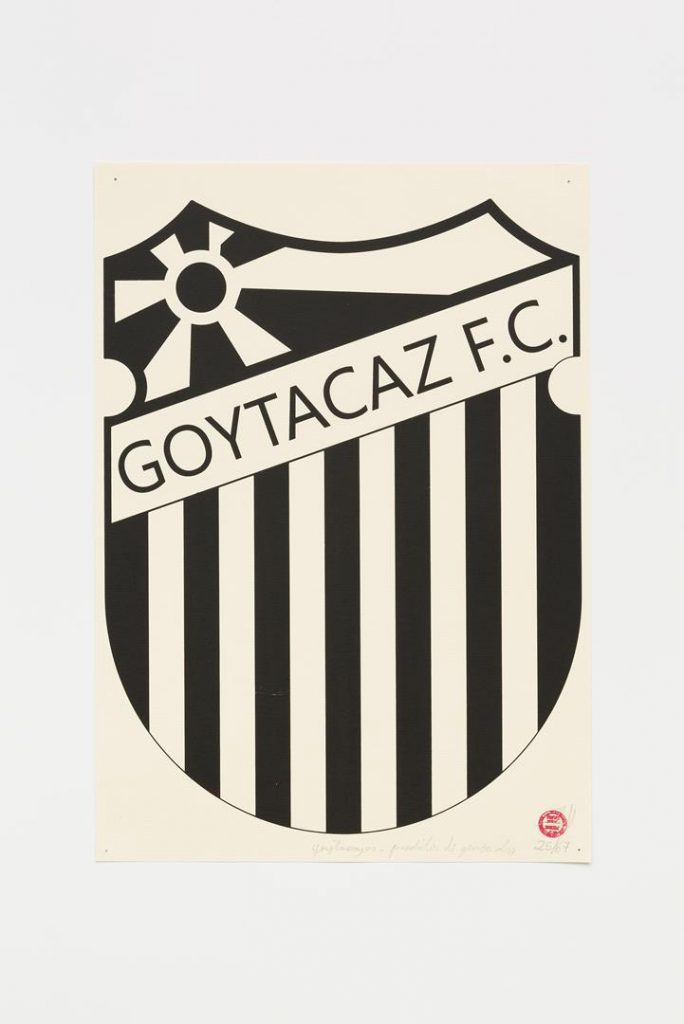 "Goytagaz F. C.", 2015-2016, silkscreen on paper, 42 x 29.7 cm