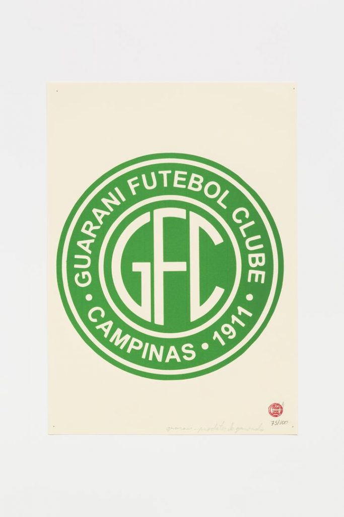"Guarani de Campinas", 2015-2016, silkscreen on paper, 42 x 29.7 cm