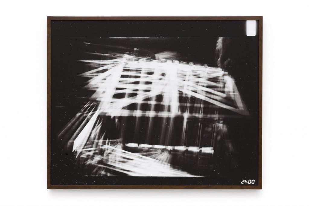 "Spectro Del Sismo II", 2016, stroboscopic photograph on microfilm, 61.5 x 76.5 x 4 cm, 2/3 +2AP